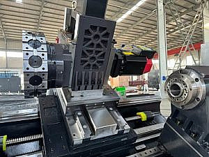 Фото 11 - MetalTec NeoTurn 60DYS (Syntec)- Токарный станок ЧПУ с наклонной станиной и противошпинделем.